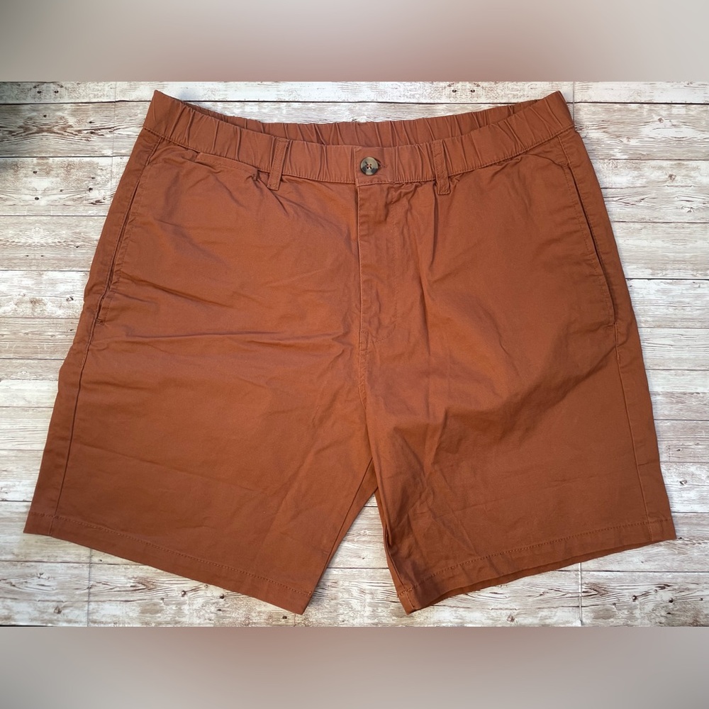 Men's Classic Fit 7" Cotton Casual Shorts Elastic Waistband 36W maamgic - Picture 10 of 16